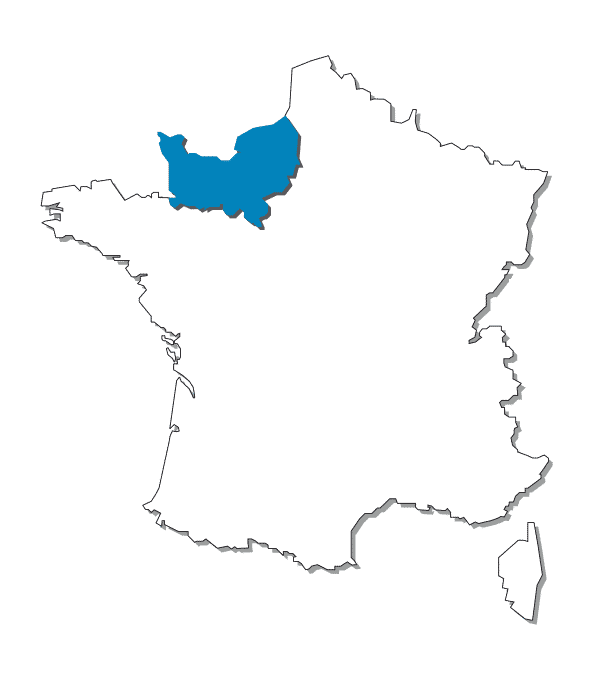 CARTE FRANCE NORMANDIE