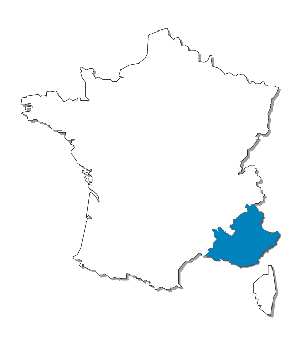 CARTE FRANCE PACA