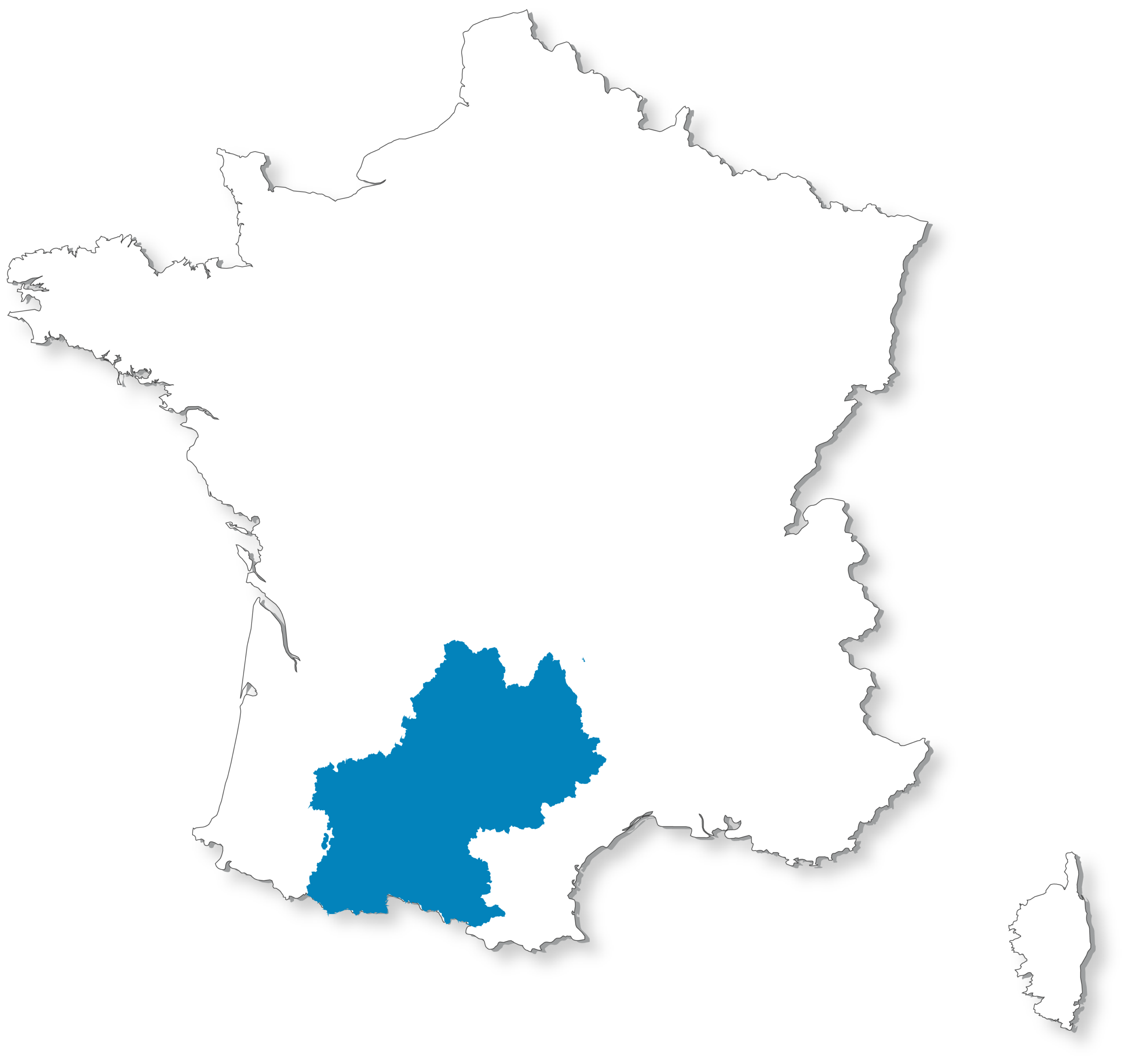 RH PARTNERS MIDI-PYRÉNÉES CARTE