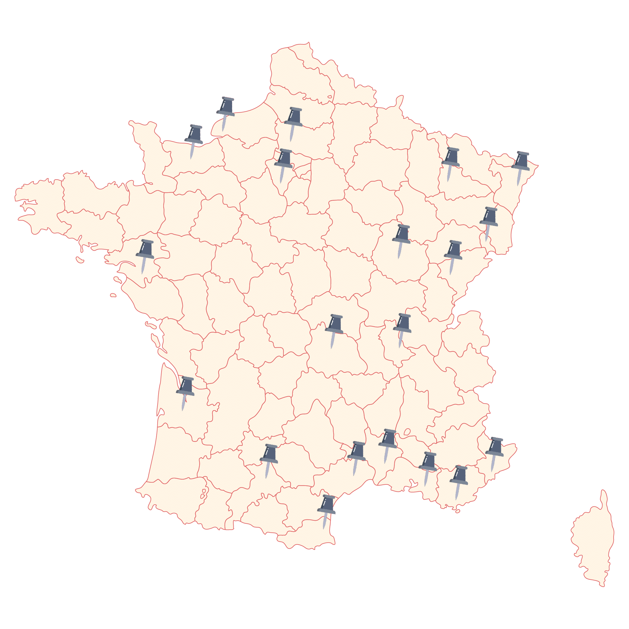 Carte de France